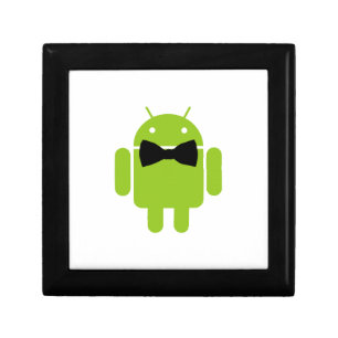 Formal Bow Tie Android Robot Icon Gift Box