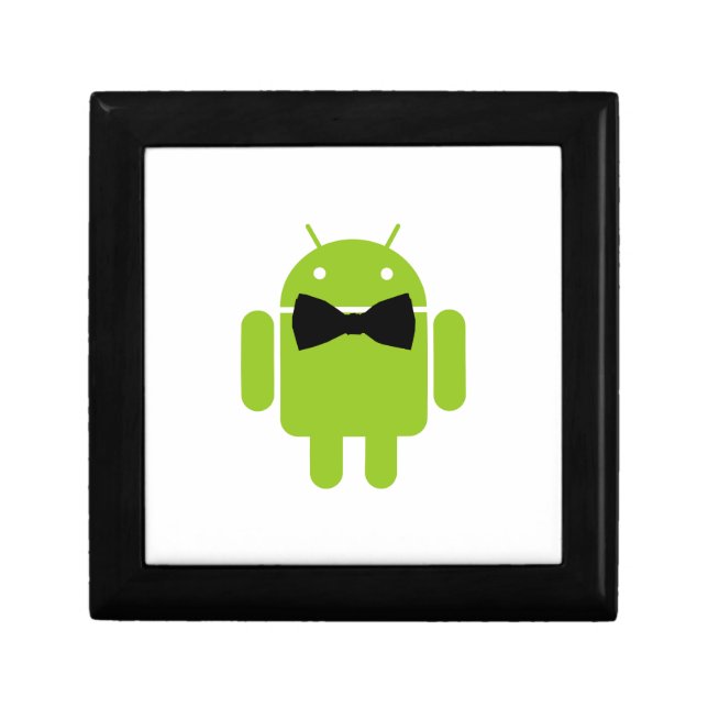 Formal Bow Tie Android Robot Icon Gift Box (Front)