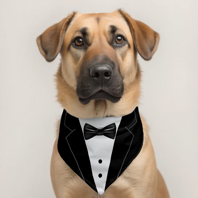 Formal Bowtie Pet Bandana Collar (Dog 2)