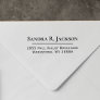 Formal Business Professional Name & Return Address Self-inking Stamp