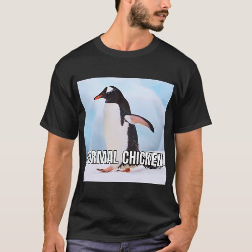 Formal Chicken Funny Penguin Wrong Animal Name Jok T_Shirt