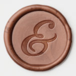 Formal Classy Ampersand Calligraphy Wedding Wax Seal Sticker<br><div class="desc">Formal Classy Ampersand Calligraphy Wedding Wax Seal Sticker</div>