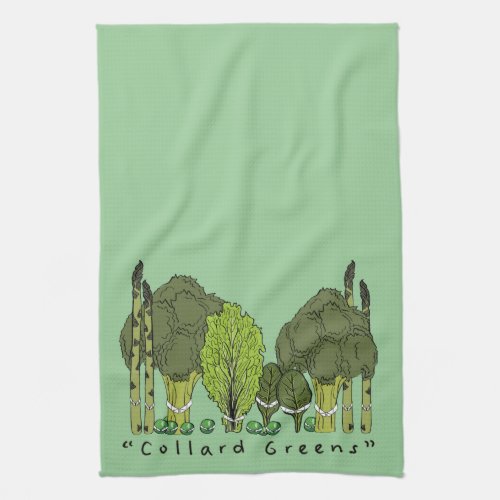 Formal Collard Greens Towel