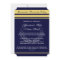 Formal College Graduation Announcements  Blue Gold