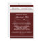 Formal College Graduation Announcements Burgundy