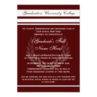 Formal Graduation Invitations & Announcements  Zazzle