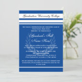 Formal College Graduation Announcements Royal Blue | Zazzle