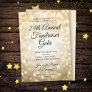 Formal Corporate Fundraiser Party Gold Lights Invitation