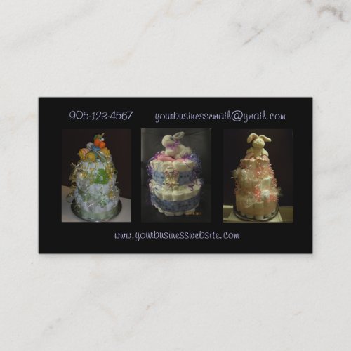 Formal Diaper Cakes Business Card