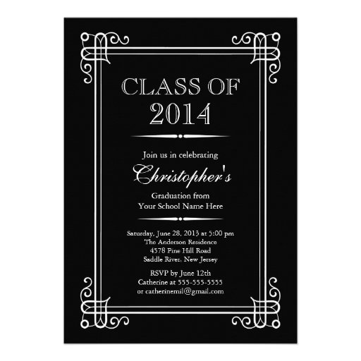 High School Graduation Party Invitations 2014 4