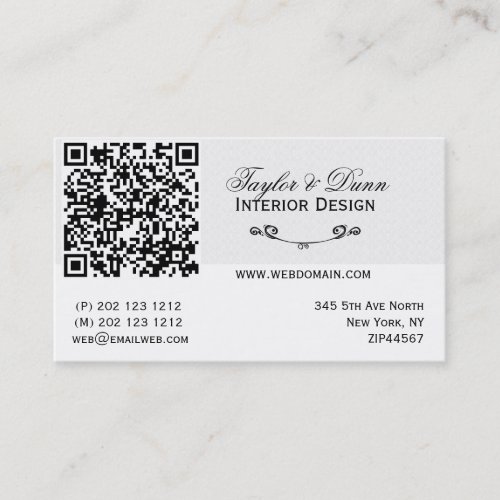 Formal Elegant   Designer Business Cards