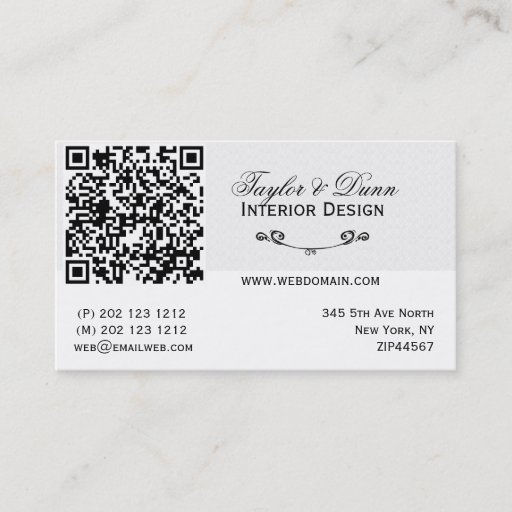 Customizable Formal Elegant   Designer Business Cards