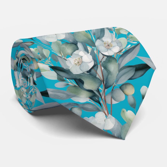 Formal Eucalyptus Neck Ties | Simple and Classic (Rolled)