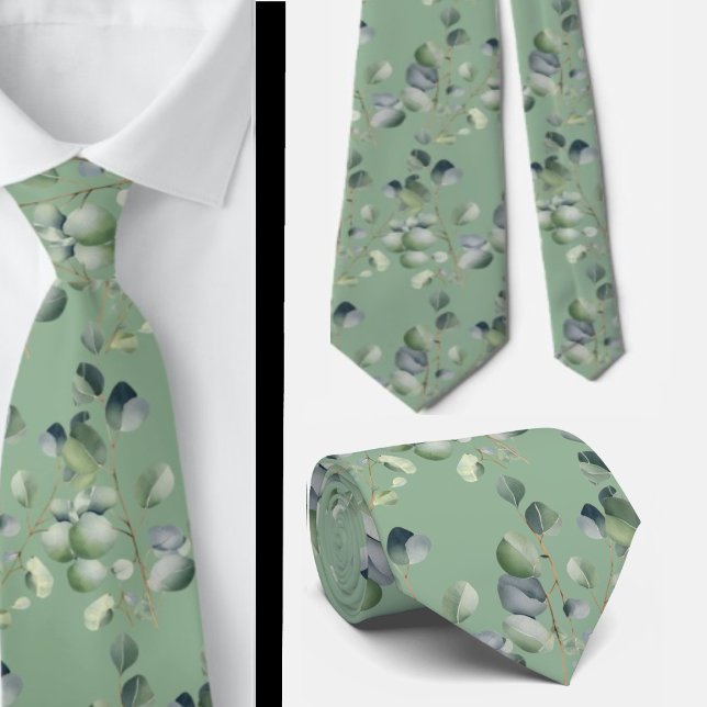 Formal Eucalyptus Neck Ties | Simple and Classic (Creator Uploaded)