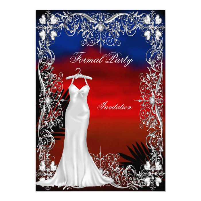 Formal Event Party Invitation 2 Invites