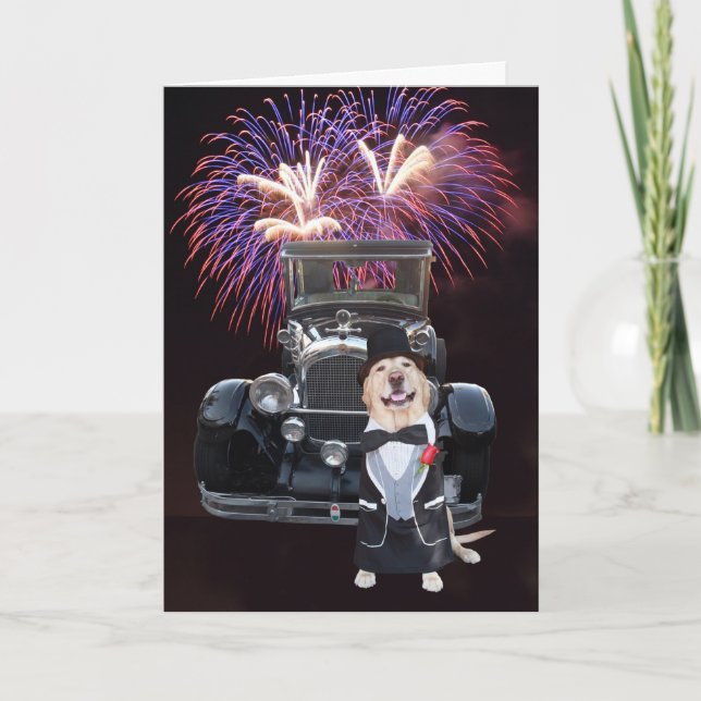 Formal Funny Birthday Card (Front)
