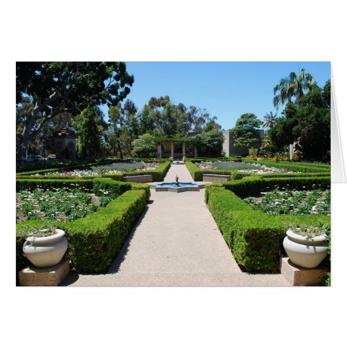 Formal Garden Greeting Cards