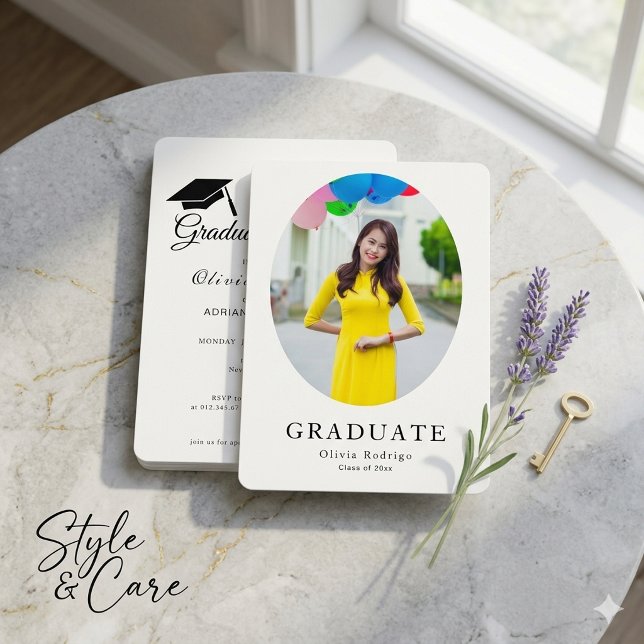 Formal Graduation Party Invite | Bold & Elegant (Formal Graduation Party Invite  Bold & Elegant)
