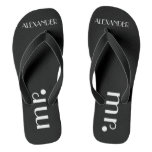 Formal Grooms Wedding Personalized Flip Flops at Zazzle