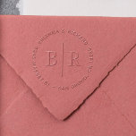 Formal Initials Typography Wedding Return Address Embosser<br><div class="desc">Formal Initials Typography Wedding Return Address Embosser. Add a touch of personalized elegance to your stationery with this beautiful paper embosser. Perfect as a gift for anyone who loves paper, typography, and books. It can be used as a personal seal on envelopes, paper napkins, books, and documents. Simply click on...</div>