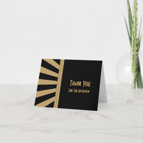 Formal Interview Thank You Card
