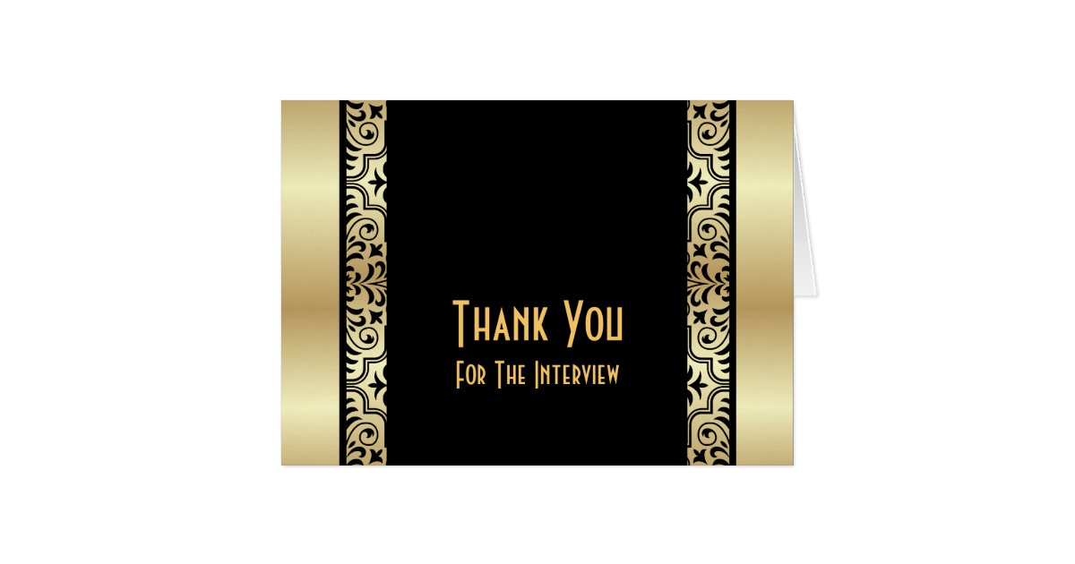 formal interview thank you card zazzle com formal you