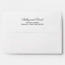 Formal Invitation Envelope with Elegant Script