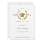 Formal Laurel Wreath Gold Graduation Cap Party