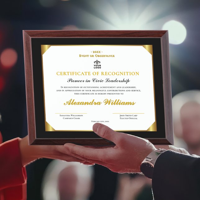 Formal Leadership Heritage Gold Award Certificate (Formal Leadership Heritage Gold Award Certificate Corporate Nonprofit Government Service Excellence)