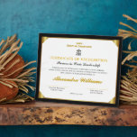 Formal Leadership Heritage Gold Award Certificate Plaque<br><div class="desc">A Distinguished Tribute to Civic Excellence & Public Service Honor those who have shaped the future, and elevate your recognition ceremony with this Formal Leadership Heritage Gold Award Certificate. Designed with a Stately & Authoritative aesthetic, this award is perfect for organizations that value merit, tradition, and the spirit of service....</div>