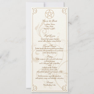 Formal Menu Invitation