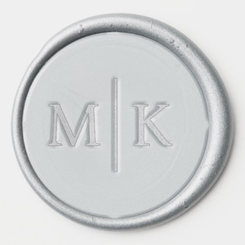 Formal Monogram Wedding Wax Seal Sticker