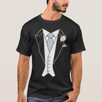 Formal Morning Coat Groom Costume T-shirt by NSKINY at Zazzle
