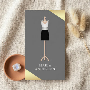 Formal Office Dress Form Mannequin Fashion Stylist Business Card