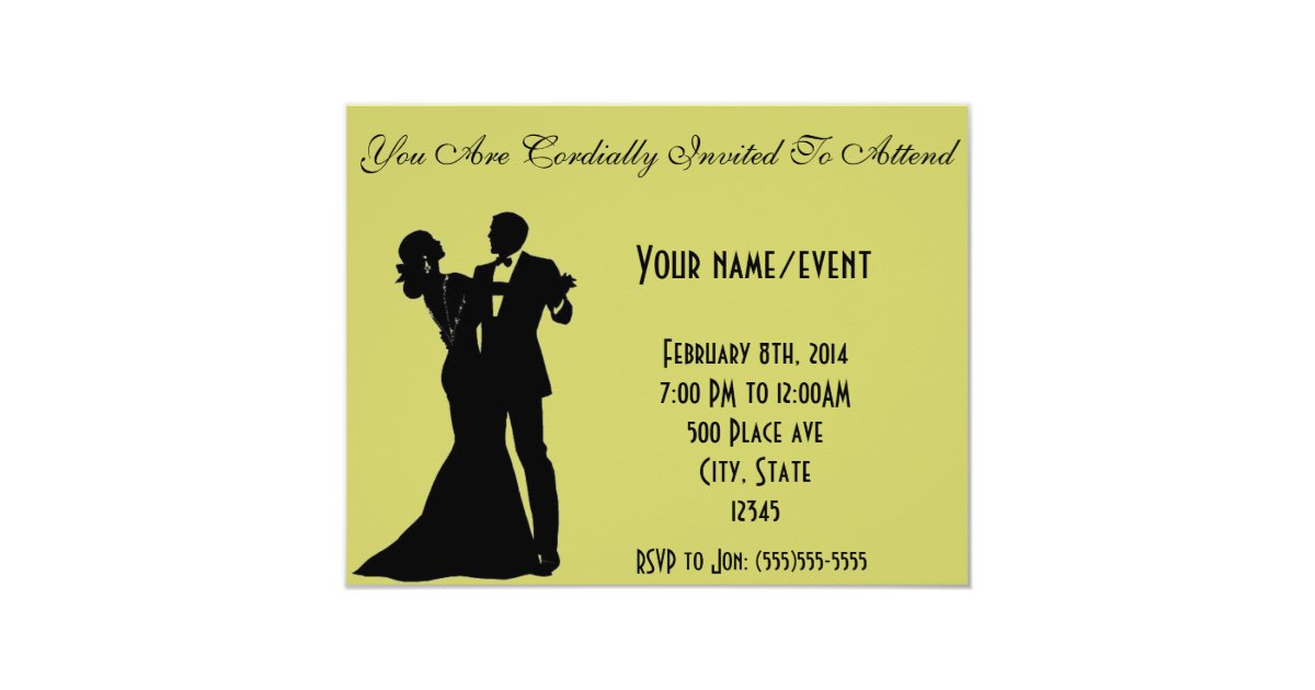 Formal Party Invitation | Zazzle.com