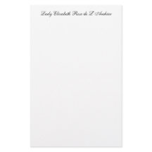 Formal Personal Stationery