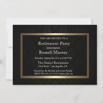 Formal Retirement Party Invitation by GreenLeafDesigns at Zazzle