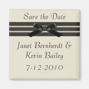 Formal Save the Date magnet