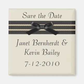 Formal Save the Date magnet