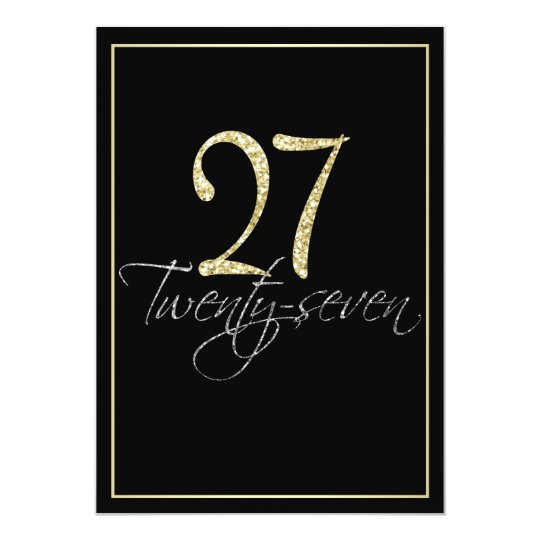 formal-silver-black-and-gold-27th-birthday-party-invitation-zazzle