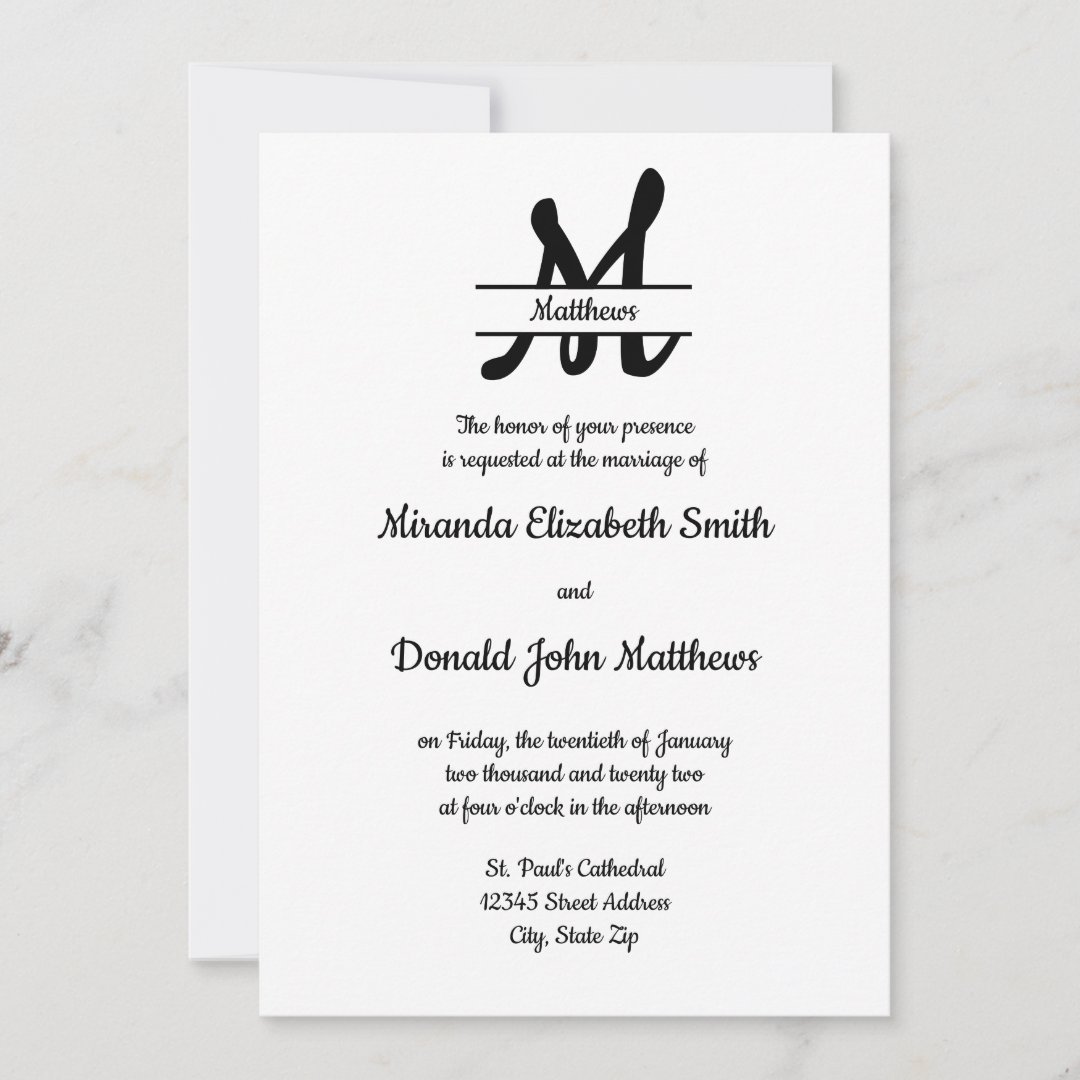 Formal Simple Elegant Cookie Wedding Invitation Zazzle formal-simple-elegant-cookie-wedding-invitation-zazzle