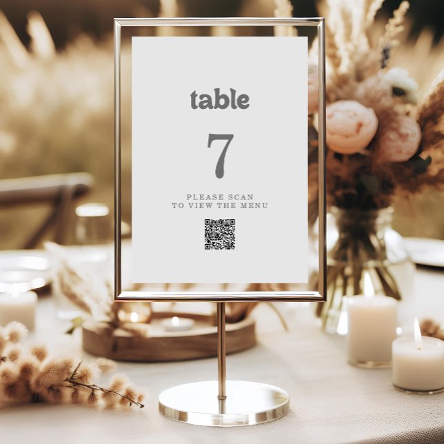 Formal Simple QR Code Table Numbers (Creator Uploaded)