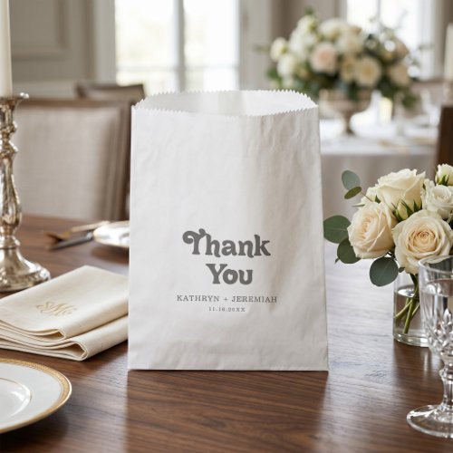 Formal Simple Wedding Favor Bag