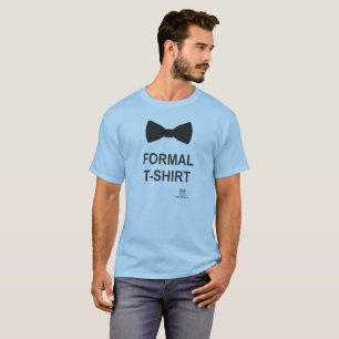 Formal T-shirt With Bow Tie