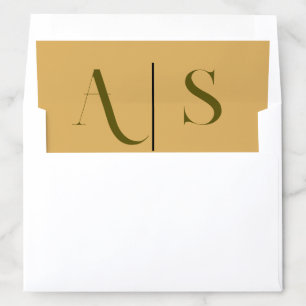 Formal Traditional Wedding A7 Envelope Liner 