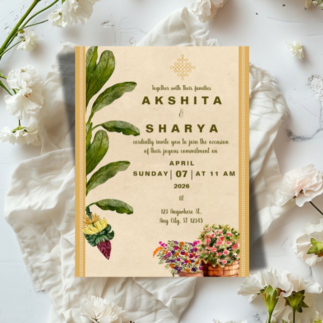 Formal Traditional Wedding Invitation  (Formal Traditional Wedding Invitation | Elegant Classic Family Wedding Template)