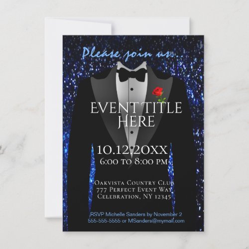 Formal  Tuxedo Invitation