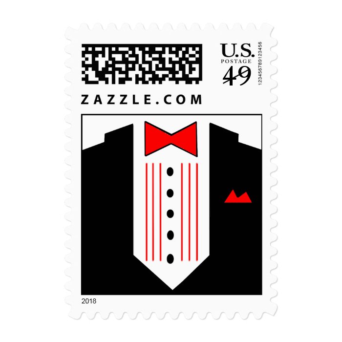 Formal Tuxedo Stamps GR8For Mailing Invitations