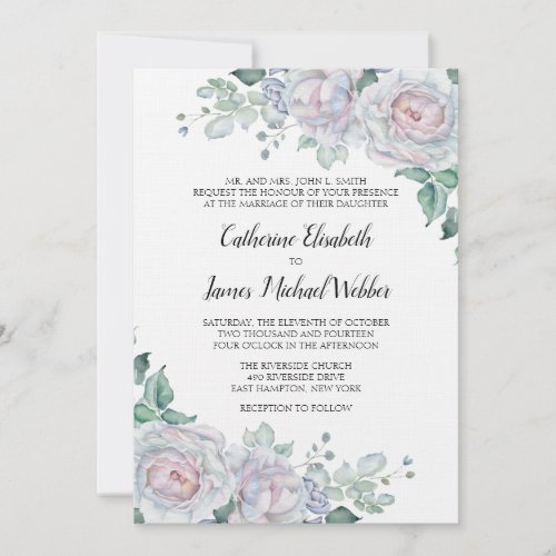 Formal Wedding Invitation Wording Brides Parents