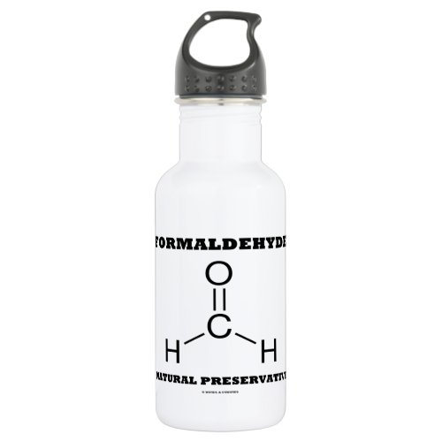 Formaldehyde Natural Preservative Molecule Water Bottle